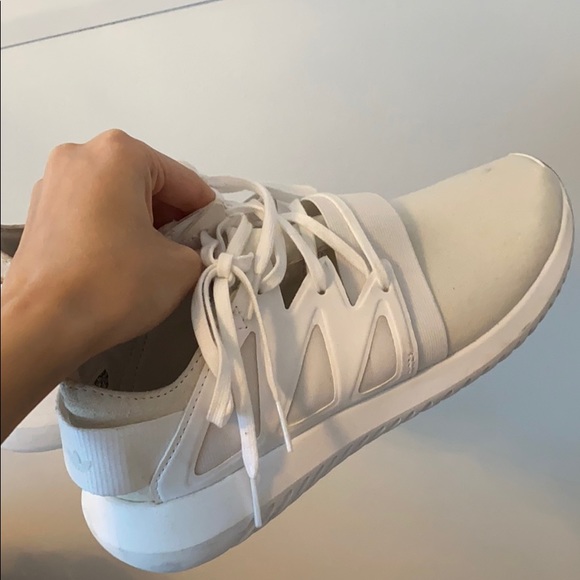 adidas Shoes - White adidas tubular shoes